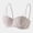 Gray, variant on Women's Thin Lace Half Cup Bra Soft Underwire Comfortable Adjustable Everyday Underwear Breathable Daily Wear for Women Black 40