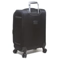 thumbnail image 3 of Dejuno Twilight Lightweight Nylon 3-Piece Spinner Luggage Set - Black, 3 of 6