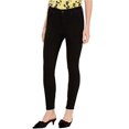 thumbnail image 3 of maison Jules Jeans Taille Haute Coupe Ajustée pour Femmes, Noir, 0, 3 of 5