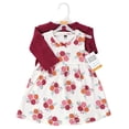 thumbnail image 2 of Hudson Baby Conjunto De Vestido Y Cárdigan De Algodón Para Bebé Niña Otoño Rosa 12-18 Meses, 2 of 5