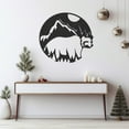 thumbnail image 2 of LaModaHome Rustic Bear Pattern Wall Art, Durable Metal Decor, Perfect Christmas Gift, Unique Animal Design Home Decoration, Nature InspiredHome Decoration Gift -11.8"x11.8"/30x30cm, 2 of 5