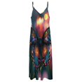 thumbnail image 4 of Vibe Blooming Tulips Sleeveless Dress for Women Clothing Female Women's Summer Skirt, 4 of 7