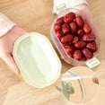 thumbnail image 3 of Contenedores de Almacenamiento de Alimentos de 3 con Tapa, Anillo de Silicona Apilable Extraíble de Plástico, Caja de Almacenamiento de Alimentos Hermética A Prueba de Fugas, 3 of 5