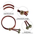 thumbnail image 2 of 2 pulseras de hilo tejidas hechas a mano | Pulsera de hilo de nudo de algodón | Banda de amistad unisex ajustable., 2 of 5