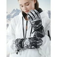 thumbnail image 5 of Dyfzdhu Winter Warm Ski Gloves Snowboarding Water-proof Touchscreen Gloves With Zipper Pocket For Men Women Black, 5 of 7