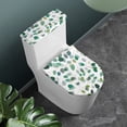 thumbnail image 3 of HELLHERO Petal Elastic Edge Washable Pack of 2 with Adjustable Toilet Top Cover Toilet Lid Seat Cover Set Washable and Reusable, 3 of 8