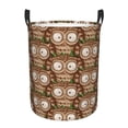 thumbnail image 6 of Lsque Beautiful Owl pattern Laundry Hamper Basket, Tall Woven Rope Hamper Basket for Clothes, Lightweight Storage Basket, Collapsible Waterproof-Small, 6 of 8
