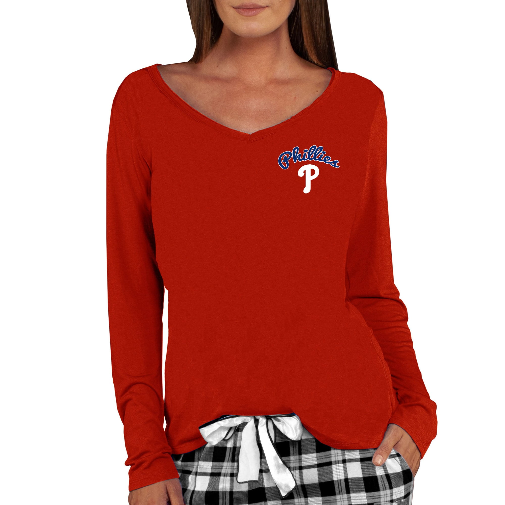 women's phillies long sleeve shirt