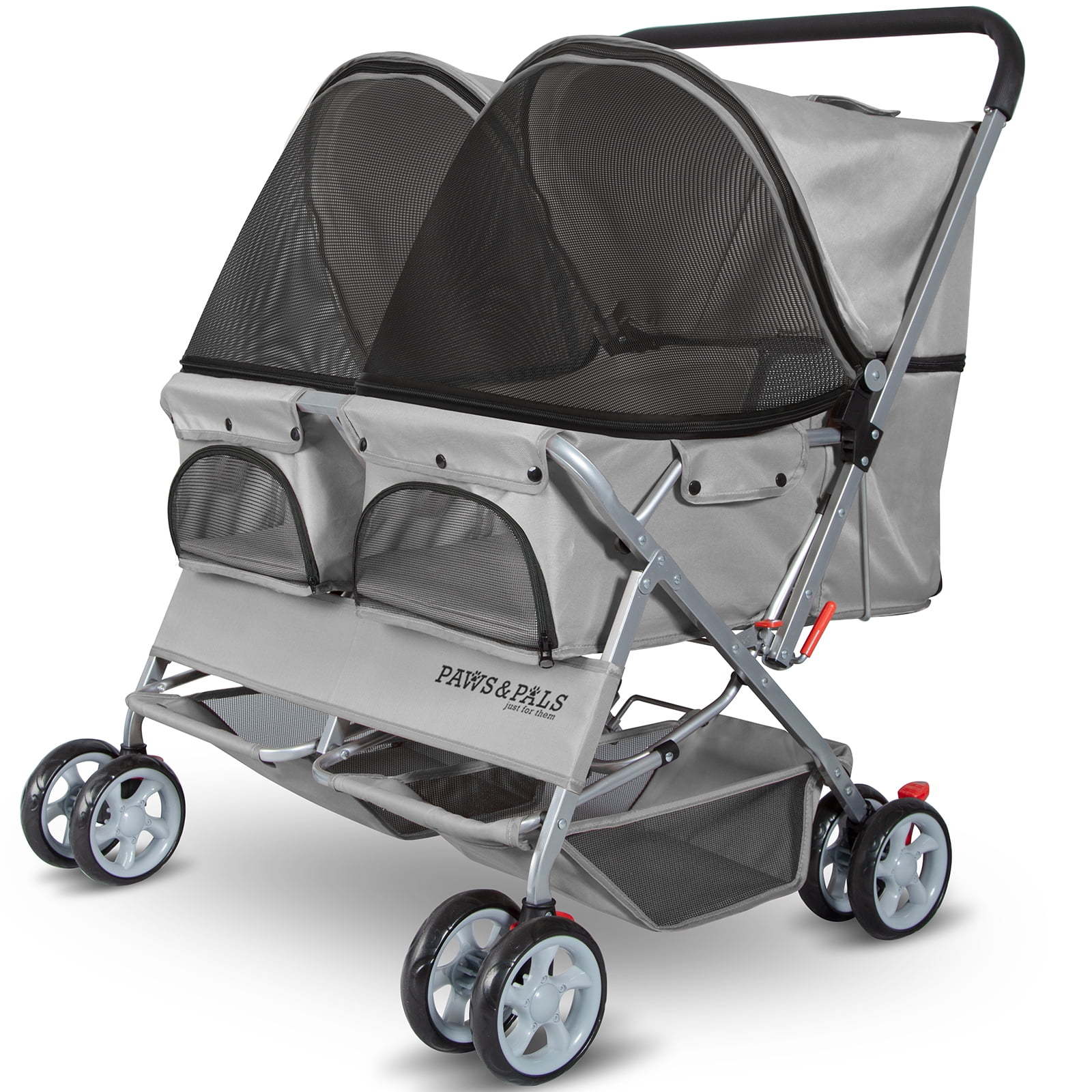 Paws & Pals Double Pet Stroller for Dogs and Cats Australia Ubuy