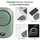 thumbnail image 5 of Piao Portable Neck Fan, Mini Hanging Neck Fan With Adjustable Lanyard And Bracket, Usb Rechargeable Hands Free 3 Wind Speed Personal Fan For Indoor Ou, 5 of 5