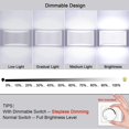 thumbnail image 1 of Luz de pared Interior LED Iluminación ajustable Luz de pared 10W Lámpara de pared moderna Luz de pared hacia arriba Luz decorativa de aluminio para dormitorio Sala de estar Pasillo, blanco frío Zhivalor LHH-0466, 1 of 2
