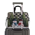 thumbnail image 2 of 16" Laptop Briefcase for Work Travel Laptop Shoulder Bag Carrying Handbag Laptop Case Two Snowmen Pattern, 2 of 8