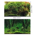 thumbnail image 2 of Unique Bargains Aquarium Fish Tank Background Poster Sticker Double-sided Background Decor Sticker 15.75'x24.41', 2 of 7