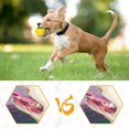 thumbnail image 5 of 3pcs Squeaky Dog Ball, Scooby Doo Dog Ball Toy Teeth Cleaning Puppy Interactive Chew Durable Toy, 5 of 5
