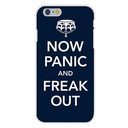 Apple iPhone 6+ (Plus) Custom Case White Plastic Snap On - Keep Calm Humor 