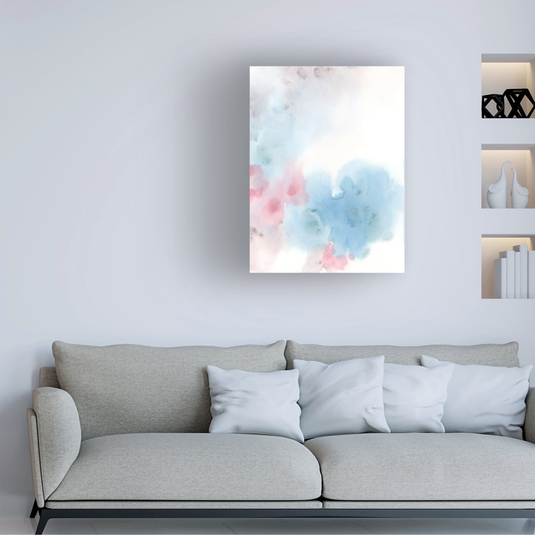Trademark Fine Art June Erica Vess  Liquid Cloud II Canvas Wall Art