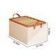 thumbnail image 3 of Foldable Cloth Storage Box, Household Clothing Storage Box, Thickened, Large Capacity, Foldable Toys Storage Basket, Foldable Storage Box Socks, 3 of 6