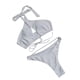 thumbnail image 1 of Conjunto de ropa de playa con almohadilla para el pecho de bikini cómodo de color sólido para mujer OAVQHLG3B Store  lin121212, 1 of 3