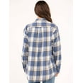 thumbnail image 2 of Roxy Let It Go Flannel Shirt Blue, 2 of 3