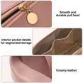 thumbnail image 3 of Bolso cosmético portátil del almacenamiento del viaje de lujo ligero de gran capacidad, hecho del cuero de la PU, 3 of 5
