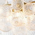thumbnail image 4 of Longree Cluster Bubble Ball 6-Light Casual Chandelier, Gold Finish, 4 of 12