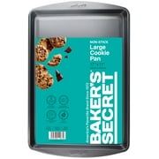 Baker's Secret 11" x 17" Nonstick Carbon Steel Large Cookie Sheet, Gray