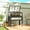 Gray, variant on Outsunny Raised Garden Bed with Mini Greenhouse, Elevated Planter Box with Legs and Bed Liner for Flowers, Vegetables, Natural