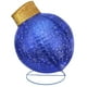 Northlight 36" Bleu LED Scintillement Scintillant Boule de Noël Ornement Jardin Extérieur Décor – image 1 sur 3