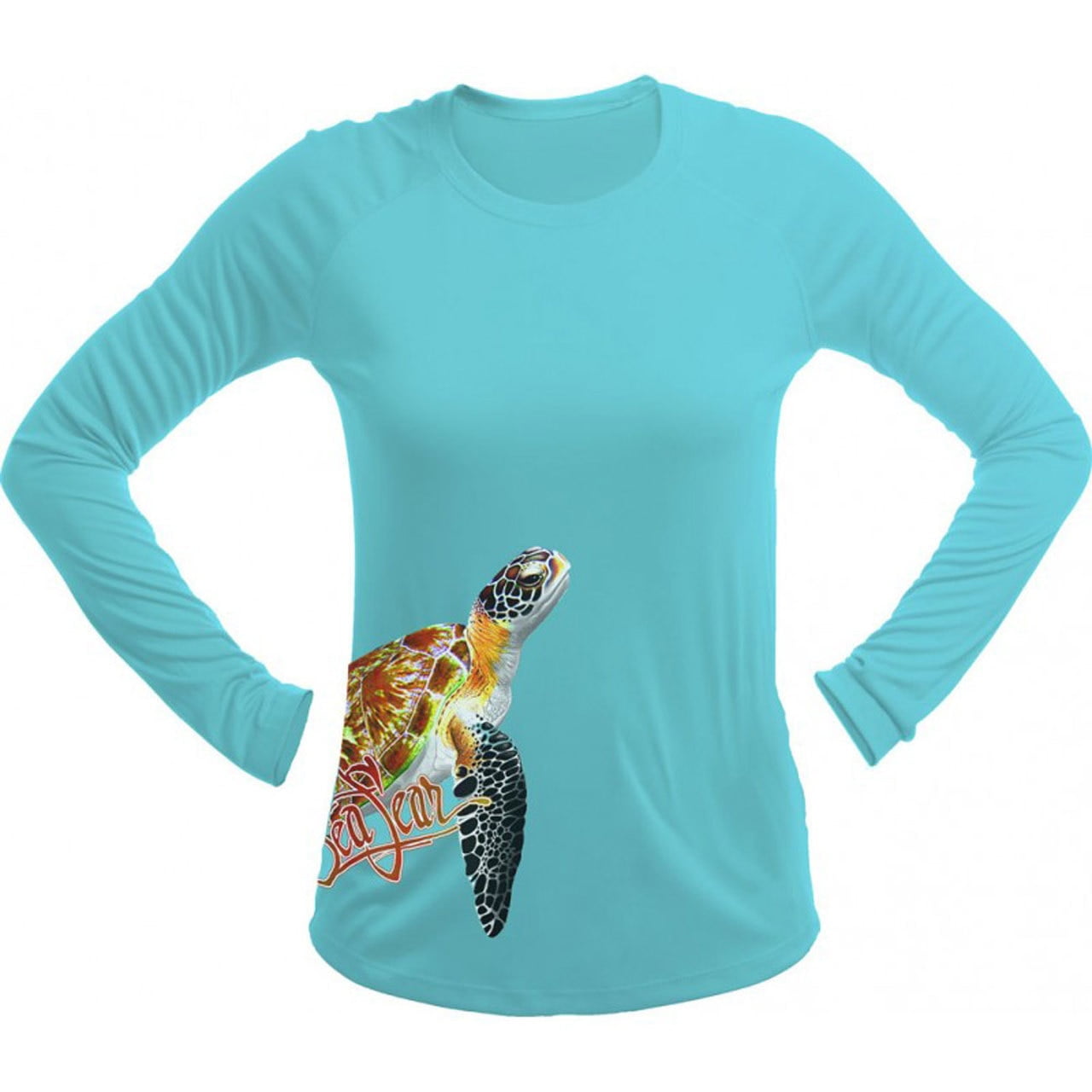 Sea Fear - Sea Fear Women's 50+ UPF Long Sleeve Rash Guard Scuba Diving ...