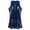 Blue, variant on Qicasul Party Dress-Up Woman Gothic Dresses Off Shoulder Lace Bat Sleeve Dresses Medieval Cosplay Dress Casual Green,S