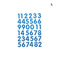 thumbnail image 4 of Yuarrent Home Office Night Glow Number Sticker Gabinete Interruptor de luz Cajón Calcomanía removible Adhesivo luminoso Decoración Decoración del hogar Azul Largo, 4 of 6