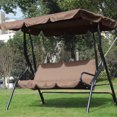 thumbnail image 4 of Toldo impermeable para jardín al aire libre con temática de café, protección solar y contra el polvo para patios, 4 of 8
