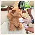 thumbnail image 6 of Capybara Shaped Tissue Dispenser Creative Soft Plush Doll Hanging Tissue Holder Decorative Vehicle Paper Box, 6 of 12