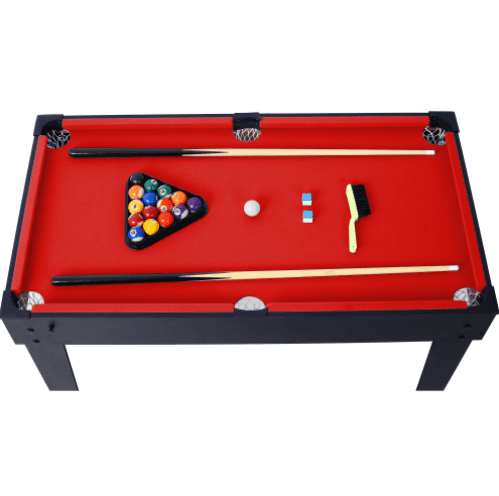 Multi-Game Table - Billiards, Push Hockey, Foosball, Ping Pong, and Basketball
