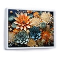 thumbnail image 2 of Designart Succulent framed wall Art, Colorful Succulents Flowers peaceful Succulents , Succulent framed wall art decor, Multi-Color Traditional White Framed Wall Art, White Color Frame, 2 of 5