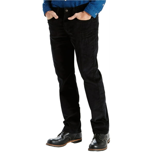 Pantalones Casual de Pana Levi's 514 para Hombre Negro 32W x 34L