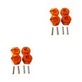 thumbnail image 3 of maskred 4pcs/set 5MM en Alliage d'Aluminium Roue Adaptateur de Montage pour 1/10 AXIAL SCX10 Durable en Alliage d'Aluminium Roue Adaptateur Orange 2Set, 3 of 6