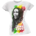 thumbnail image 1 of Bob Marley - T-Shirt Blanc pour Juniors One Love Rasta Portrait, 1 of 1