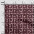 thumbnail image 2 of oneOone Cotton Cambric Maroon Fabric Block Sewing Material Print Fabric By The Yard 56 Inch Wide-Y4, 2 of 6