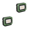 thumbnail image 3 of Soidarity Lámpara portátil para acampar 3 modos Solar Impermeable Lodestone Hold Tipo-C Luz LED recargable Senderismo al aire libre Verde Verde 2piezas, 3 of 6