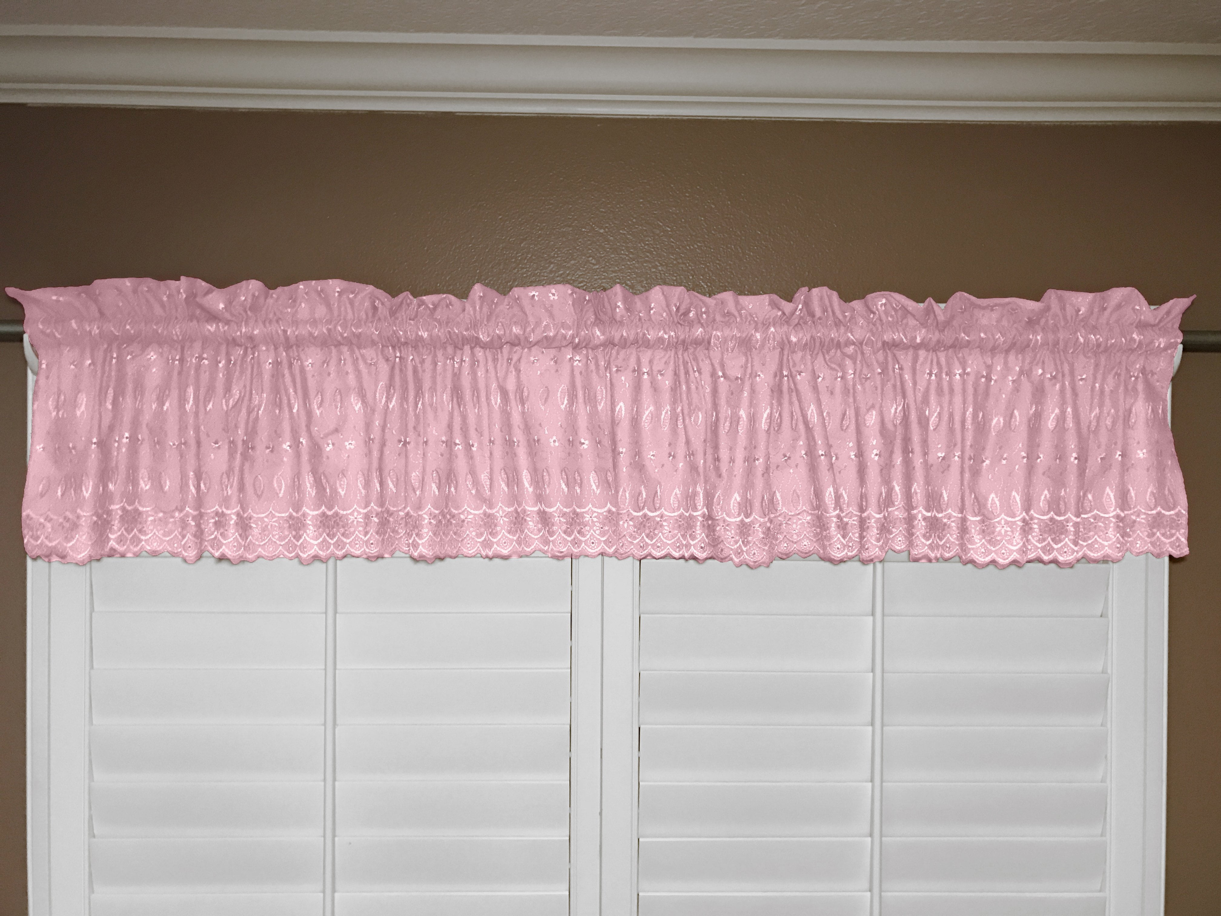 Rose Pink Collection Window Valance lupon.gov.ph
