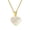 Letter D, variant on Shell Initial Necklaces for Women Heart Letter A-Z Pendant Name Gold Plated Stainless Steel Chain Dainty F Alphabet K Cute Statement Personalized Jewelry Gold G