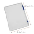 thumbnail image 2 of 100Fens Transparent Storage Box Clear Plastic Document Paper Filling Case File Box, 2 of 2