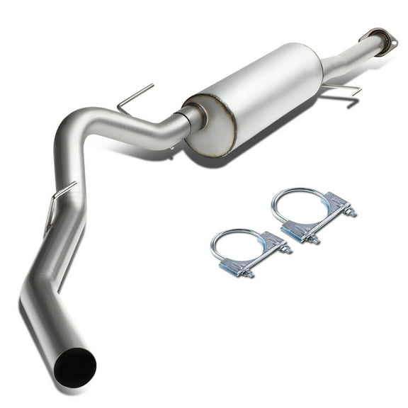 DNA Motoring CBE-F150-11-50L For 2011 to 2014 Ford F150 3" Louvered Core Muffler Catback Exhaust System - 3.5L Crew Cab 12 13