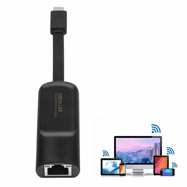 Adaptador WiFi inalámbrico para PC, puerto de red tipo C a RJ45, convertidor LAN de 1000 Mbps, repetidor WiFi para Windows y Android.