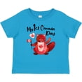 thumbnail image 3 of Inktastic My 1st Canada Day with Red and White Maple Leaves Boys or Girls Baby T-Shirt, 3 of 5