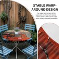 thumbnail image 2 of Plum Blossom Round Tablecloth for 36-44 Inch Tables, Fitted Table Cover with Elastic Edge, Retro Flowers Country Nostalgic Waterproof Outdoor Table Cloth Protector for Patio Garden Dinner Picnic, 2 of 9