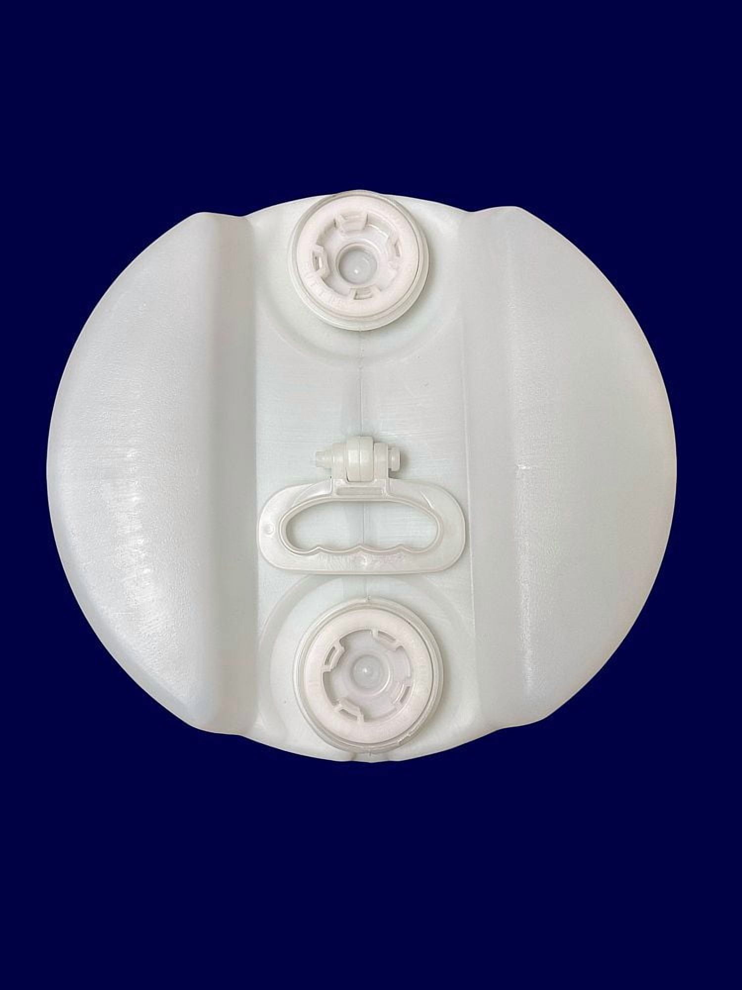 15 Gallon Plastic Natural Barrel 2x2 Inch Bung Caps
