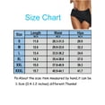 thumbnail image 3 of Swim Skirt For Women Solid Color Waistband Swim Shorts Bathing Suit Bottom, 3 of 4