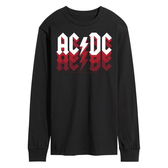 ACDC - Logo Fade - Men's Long Sleeve T-Shirt